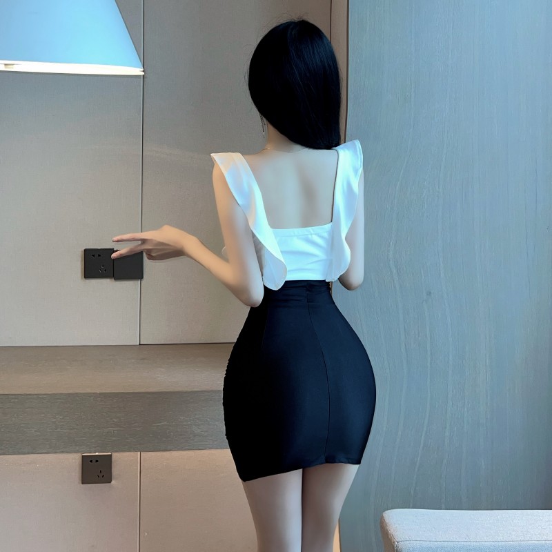 Elasticity nightclub spicegirl slim sexy dress for women