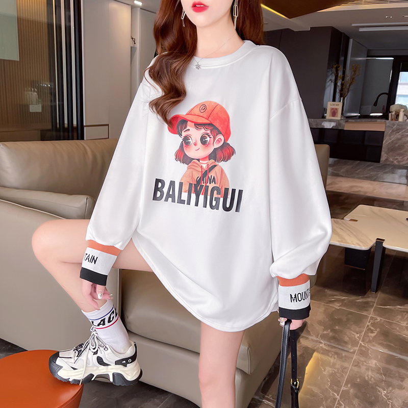 Loose tops Western style bottoming shirt for women