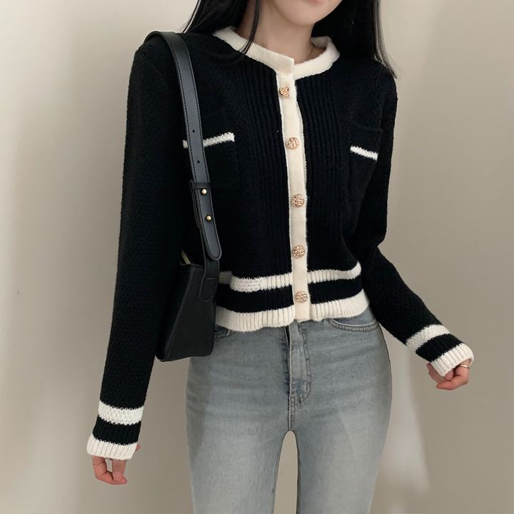 Loose tender cardigan all-match tops