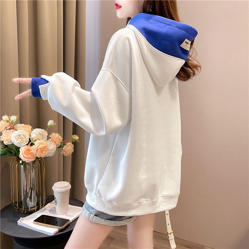Spring and autumn cotton hoodie Korean style thin tops