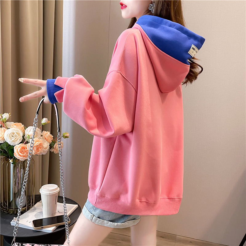 Spring and autumn cotton hoodie Korean style thin tops