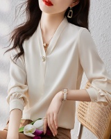 Korean style long sleeve shirt all-match autumn tops