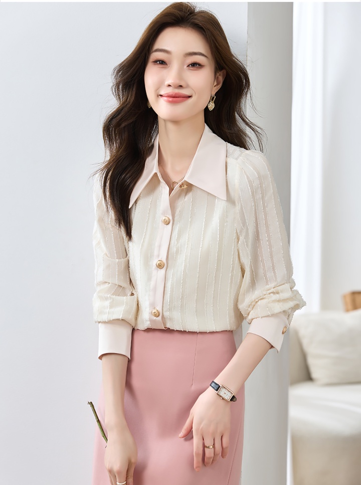 Autumn niche tops long sleeve fashion shirt for women