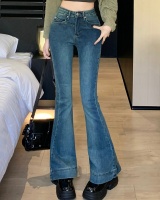 High waist jeans autumn long pants for women
