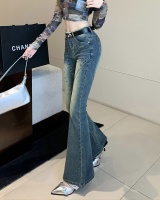 Mopping slim jeans micro speaker long pants for women
