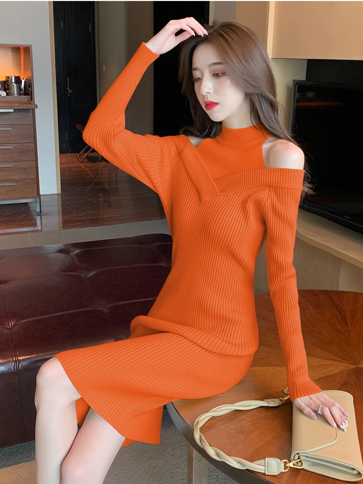 Bottoming temperament dress knitted sweater