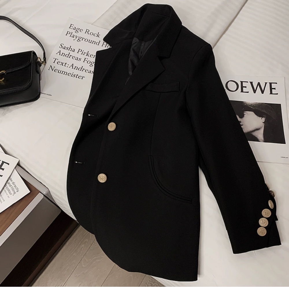 Korean style business suit coat for women