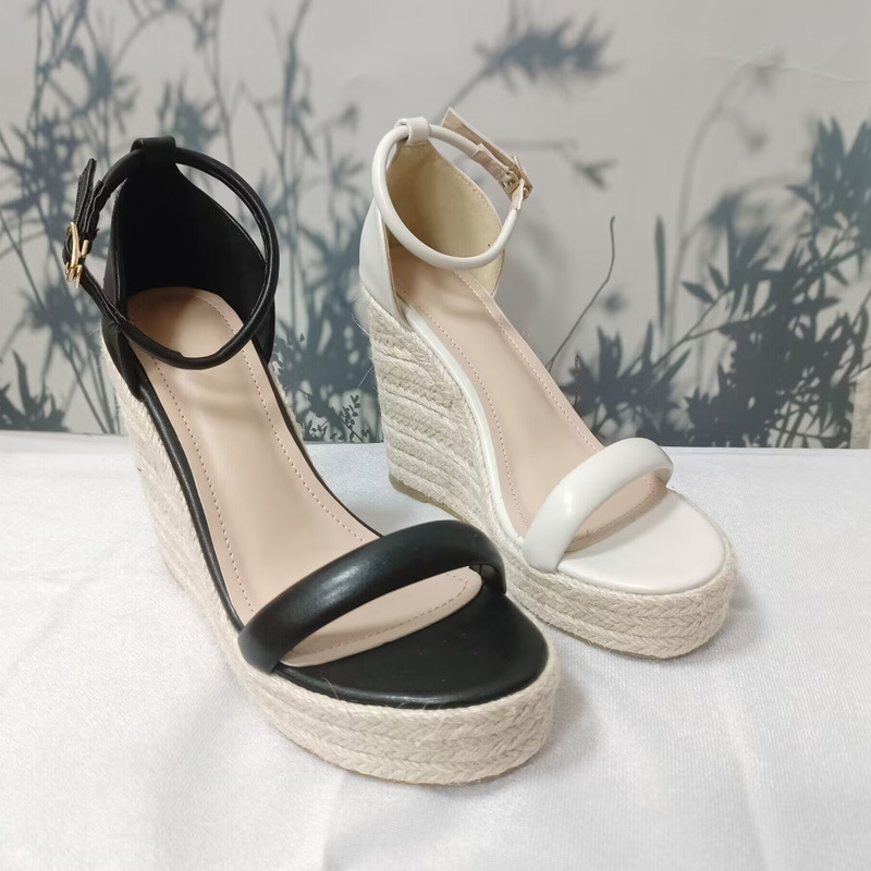 Slipsole high-heeled shoes fine band sandals for women