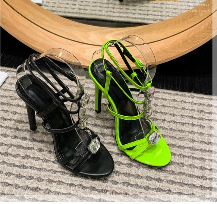 Sexy open toe sandals hollow high-heeled shoes for women