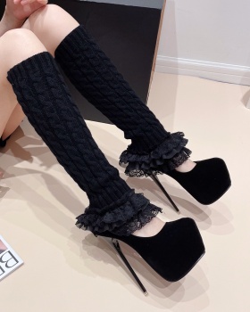 Sexy wear platform catwalk high-heeled shoes