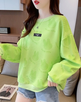 Large yard spring and autumn tops thin loose hoodie for women