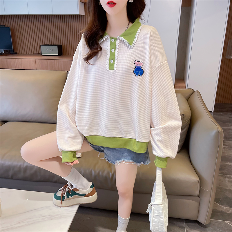 Loose tops spring and autumn hoodie for women