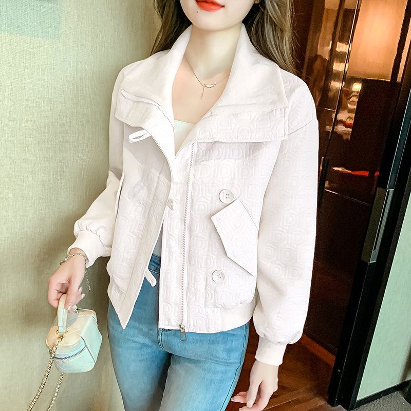 Pink sweet Western style autumn coat for women
