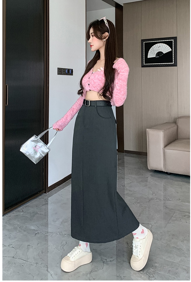 Package hip one step skirt high waist business suit