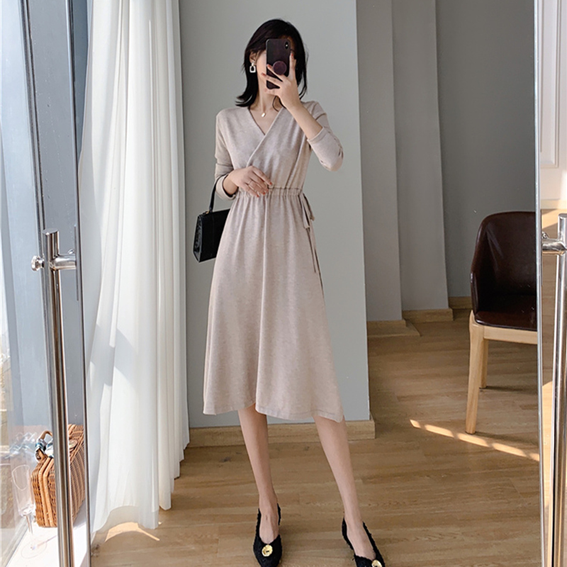 Inside the ride dress bottoming sweater dress for women