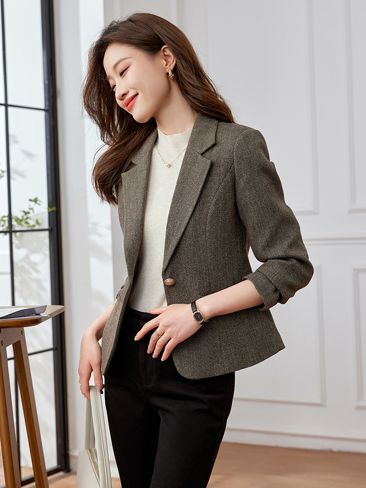 Casual woolen coat winter business suit