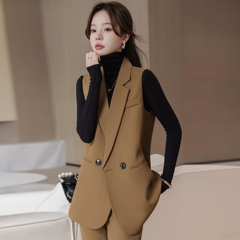 Wears outside autumn business suit temperament coat for women