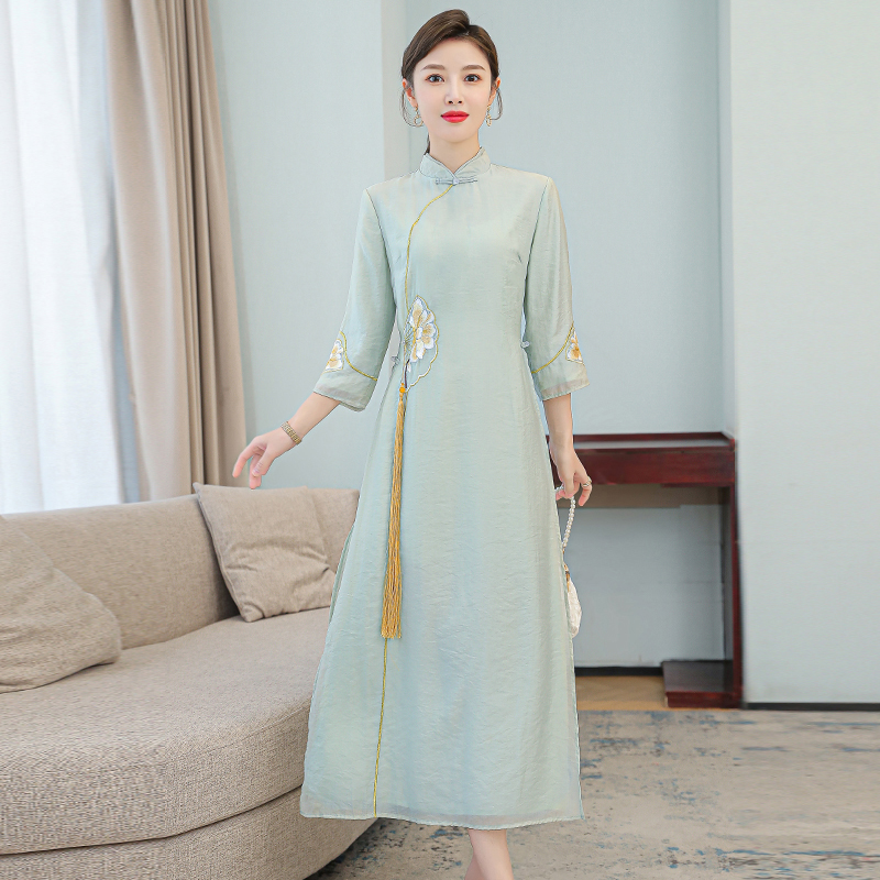 Chinese style Han clothing dress national style cheongsam