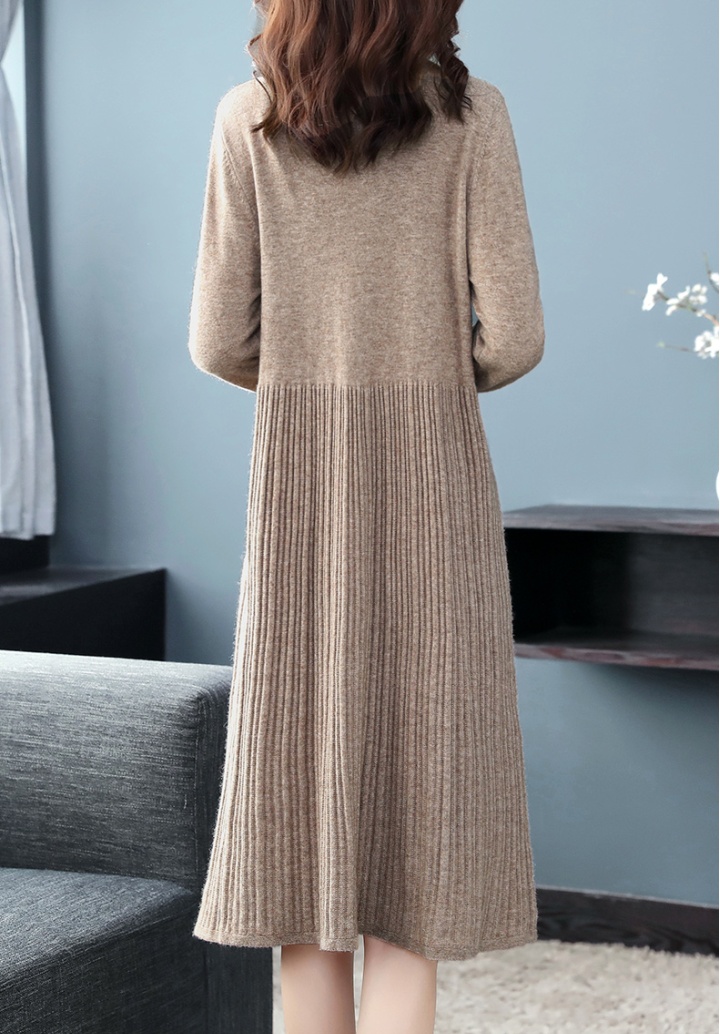 Loose sweater dress bottoming dress for women