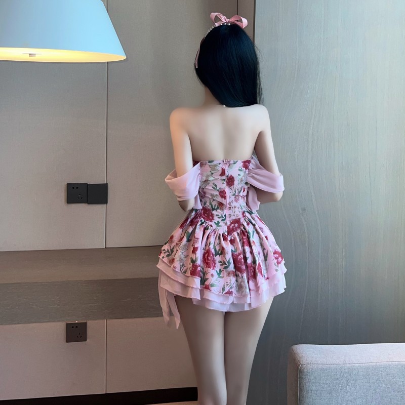European style spicegirl big skirt sexy dress for women