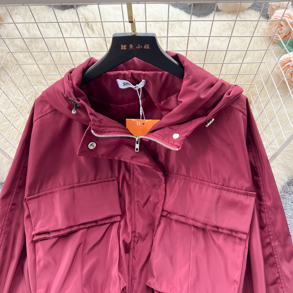 Windproof autumn jacket loose Casual sun shirt for women
