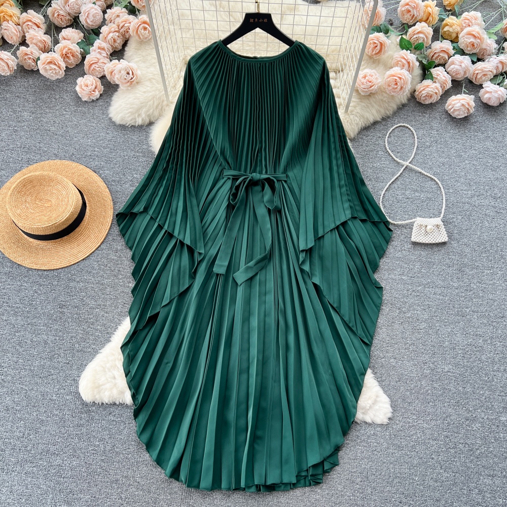 Summer crimp France style light luxury niche temperament dress