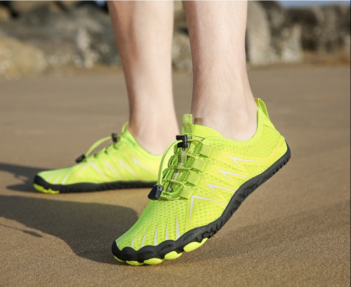 Outdoor sports fitness sandy beach couples yoga shoes