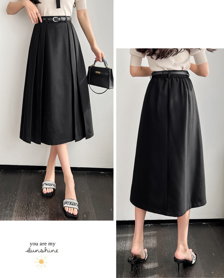 Long slim skirt big skirt high waist business suit