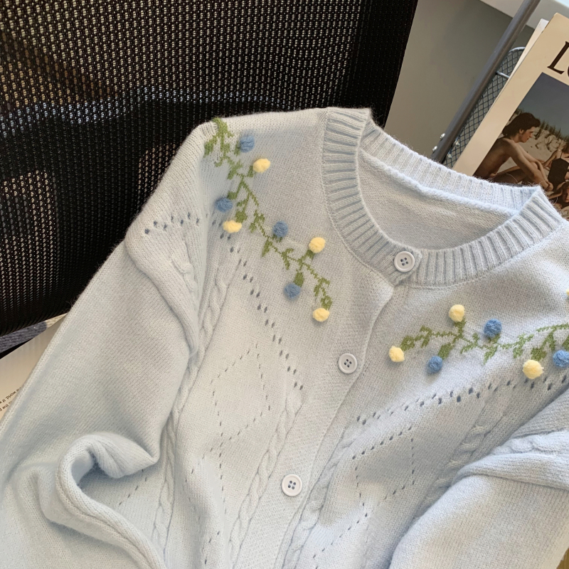 Crochet Korean style frenum sweater knitted lovely tops