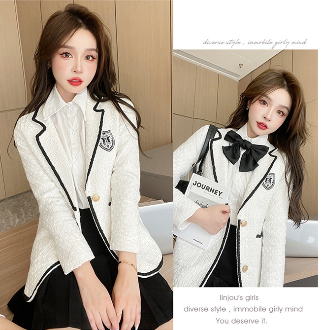 College style tops fashion jacket for women