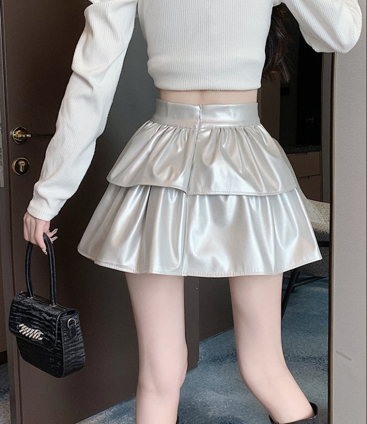 Autumn high waist skirt cake puff skirt for women