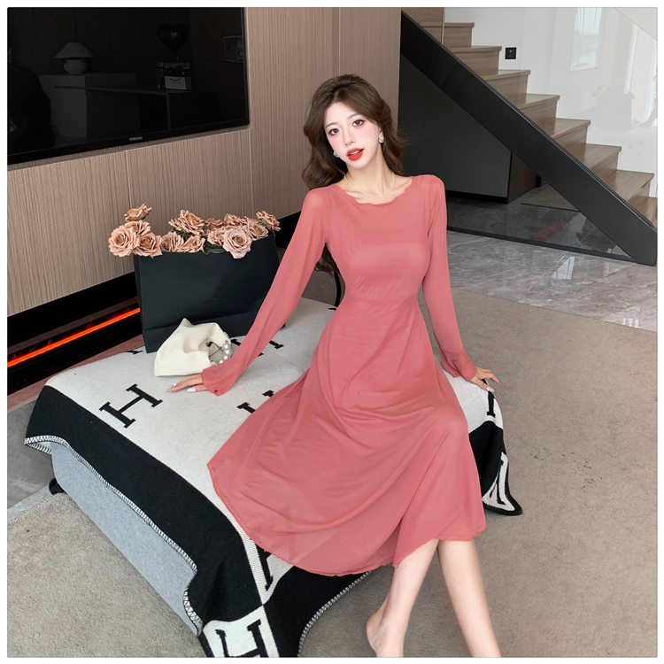 High waist dress cheongsam 2pcs set for women