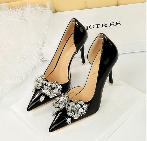 European style banquet high-heeled shoes for women
