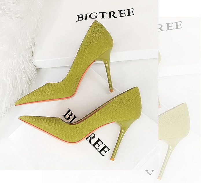 Pointed fine-root shoes fashion sweet high-heeled shoes
