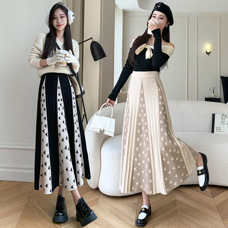 Autumn and winter skirt winter long skirt for women