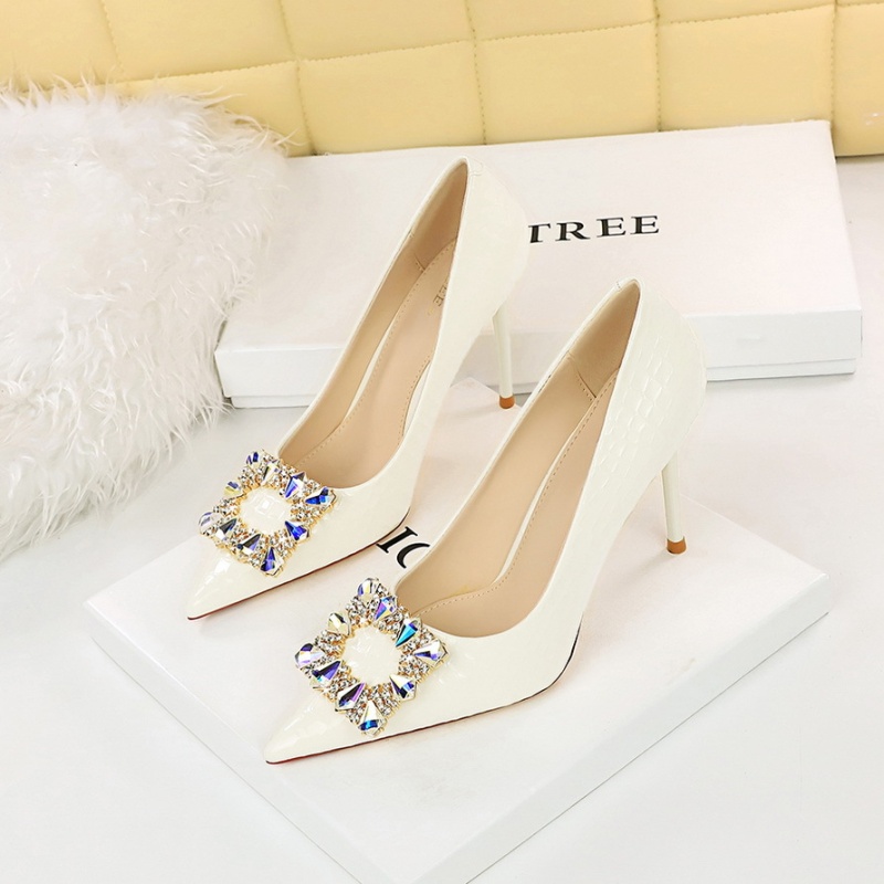 European style slim shoes high-heeled high-heeled shoes for women