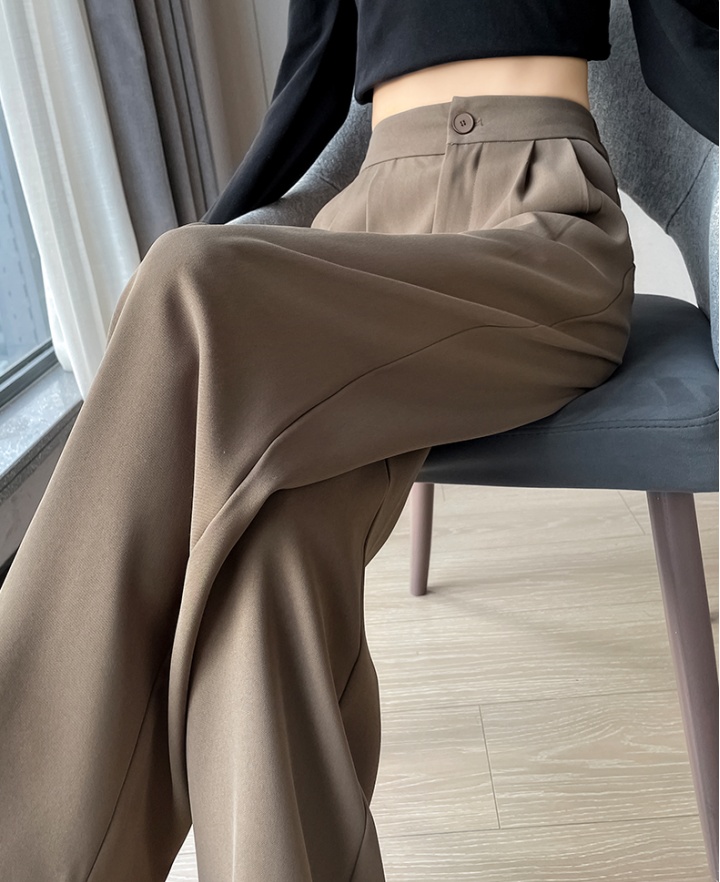 Straight casual pants slim suit pants for women