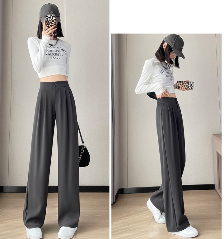 Straight casual pants slim suit pants for women