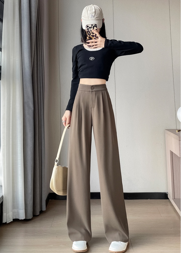 Straight casual pants slim suit pants for women