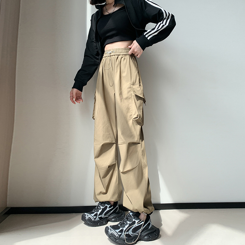 Straight loose wide leg pants autumn sweatpants for women