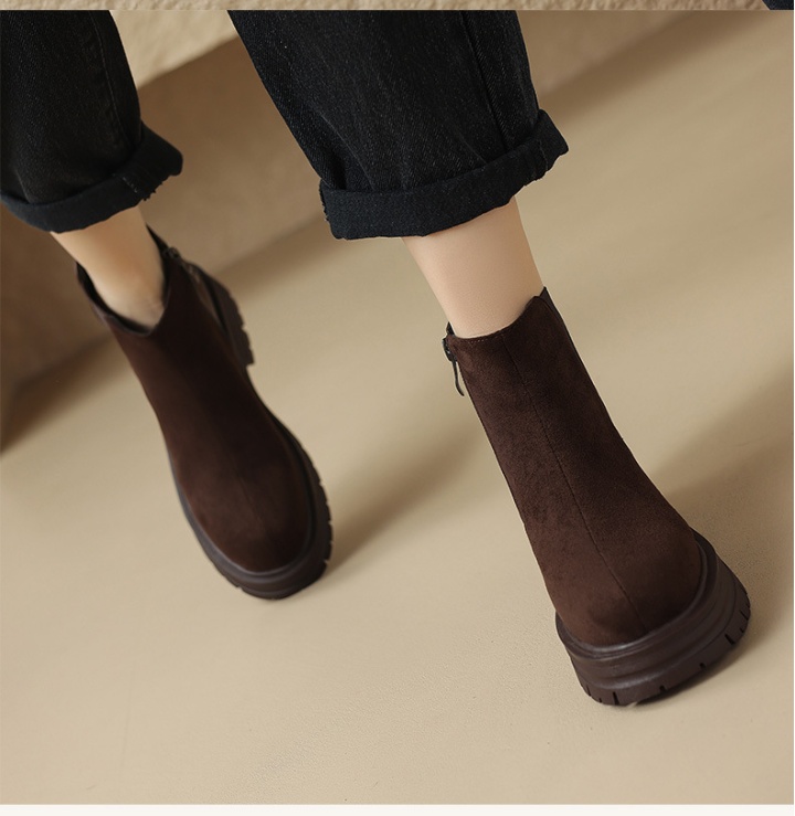 Platform soles women's boots autumn and winter short boots