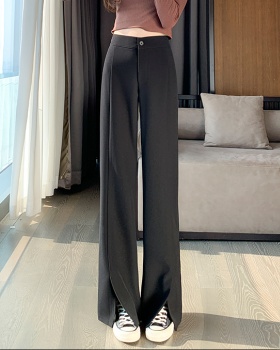 Mopping casual pants straight wide leg pants for women