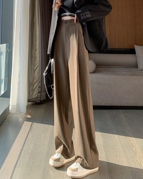 Summer suit pants spring and autumn wide leg pants for women