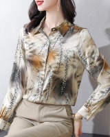 Autumn Western style shirt long sleeve Cover belly tops