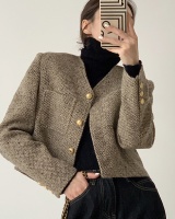 Ladies lazy coat fashion and elegant woolen coat for women