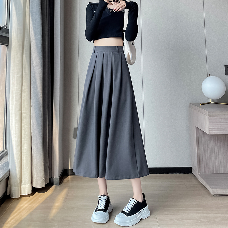 Autumn high waist business suit slim long skirt for women