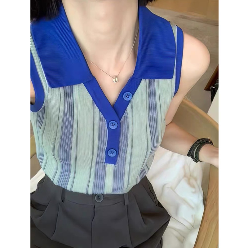 Summer sleeveless tops unique short vest for women