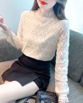 Western style bottoming shirt lace shirts for women