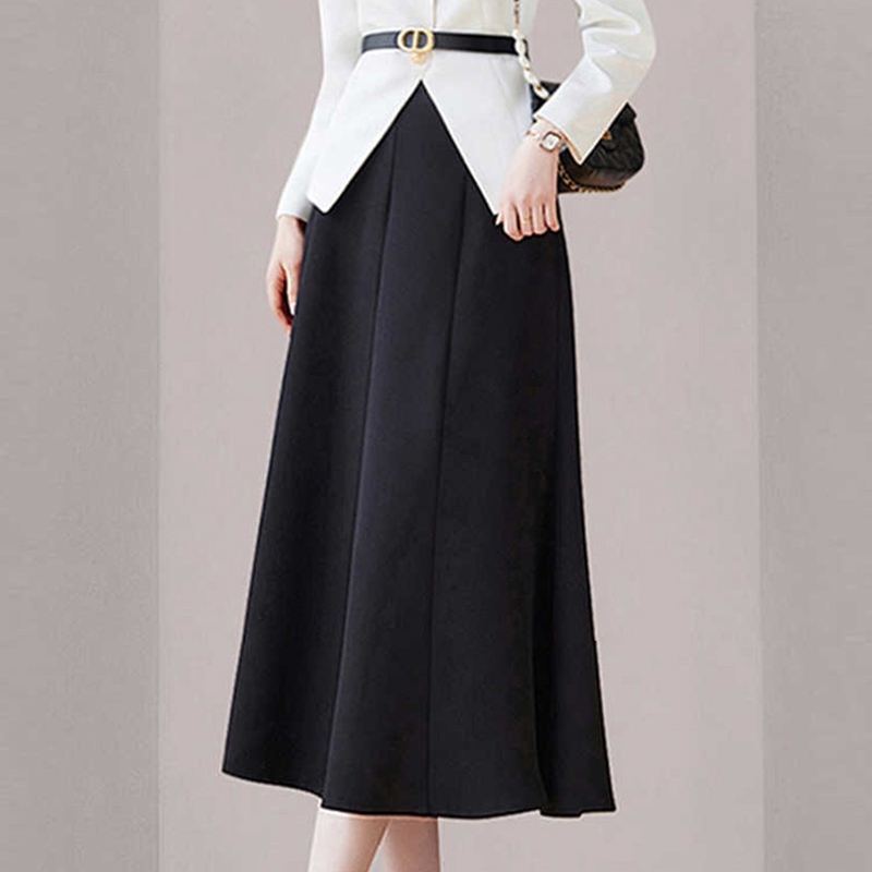 White skirt fashion and elegant business suit 2pcs set for women