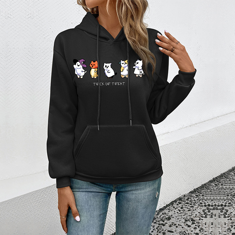 Fashion European style halloween hoodie for women